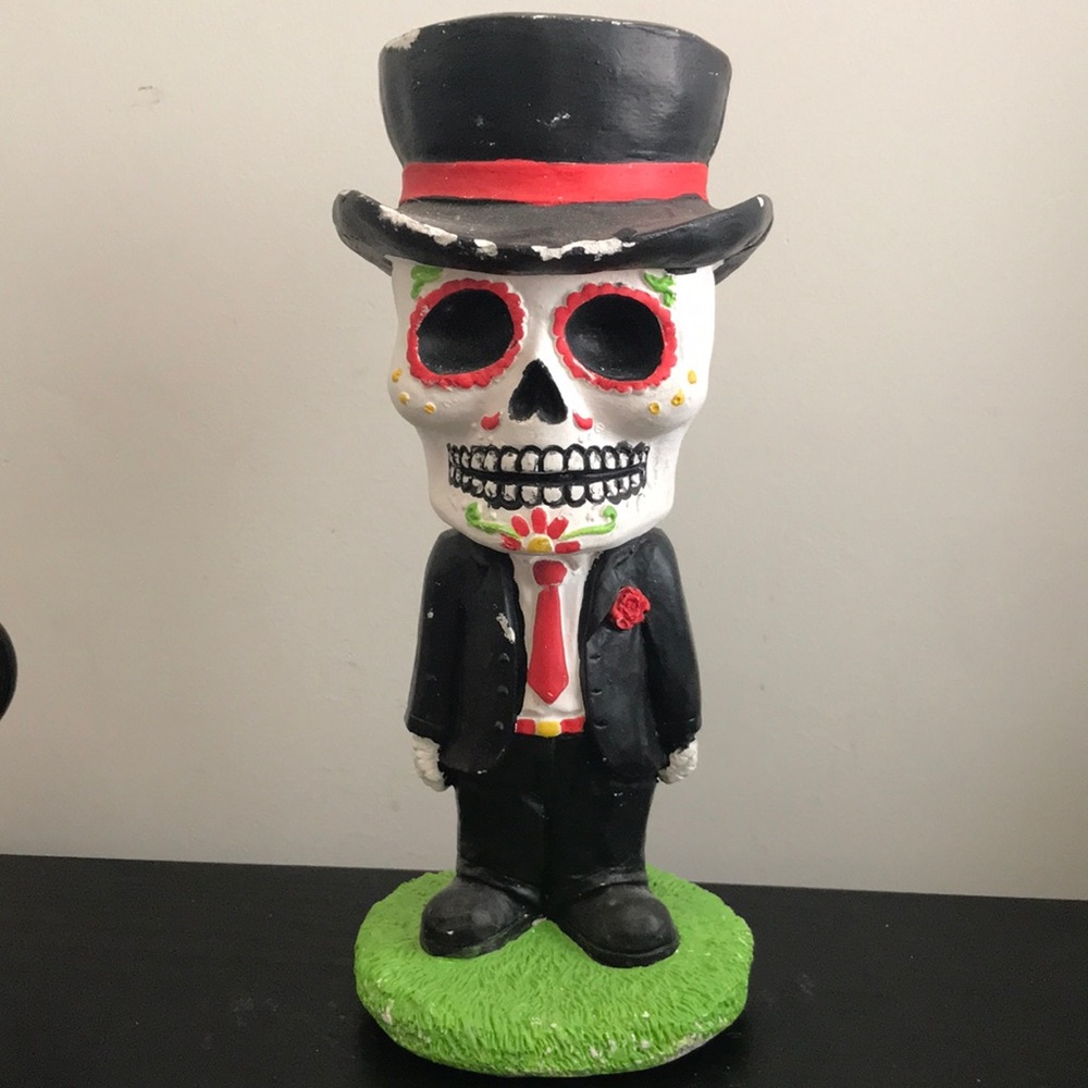 Day of the Dead Man Alcansia de Yeso / Piggy Bank
